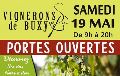 PORTES OUVERTES LE SAMEDI 19 MAI AU CAVEAU DE BUXY