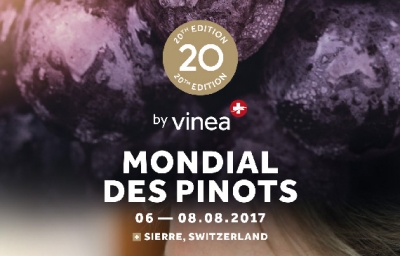 2 MÉDAILLES AU MONDIAL DES PINOTS 2017 À SIERRE (SUISSE)