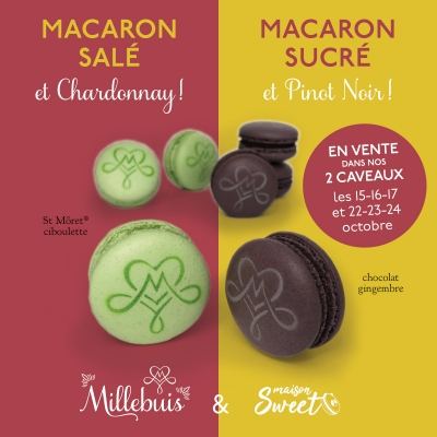 DES MACARONS EN ACCORD AVEC NOS CÉPAGES