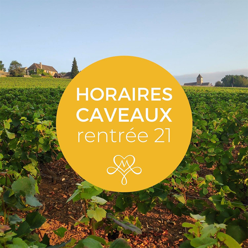 HORAIRES CAVEAUX RENTRÉE 2021