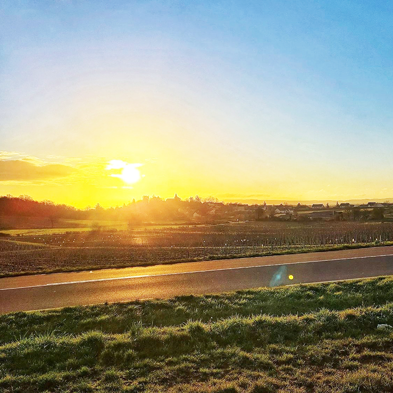 LEVER DE SOLEIL SUR LA CÔTE CHALONNAISE