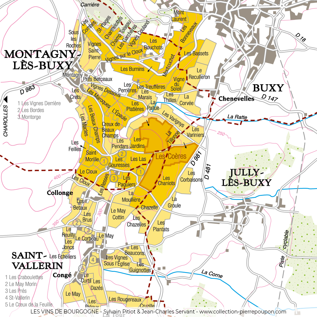 carte montagny