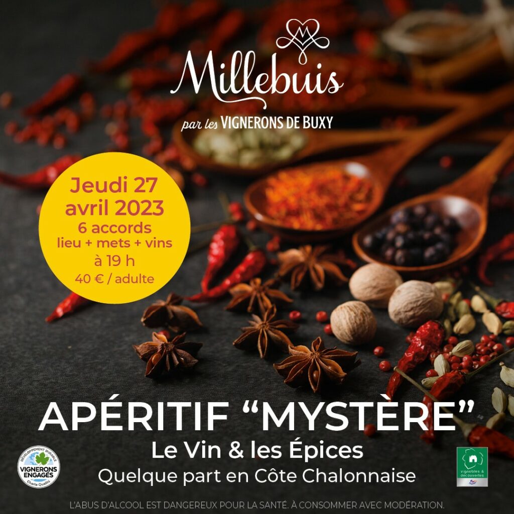 APÉRITIF MYSTÈRE LE VIN ET LES ÉPICES