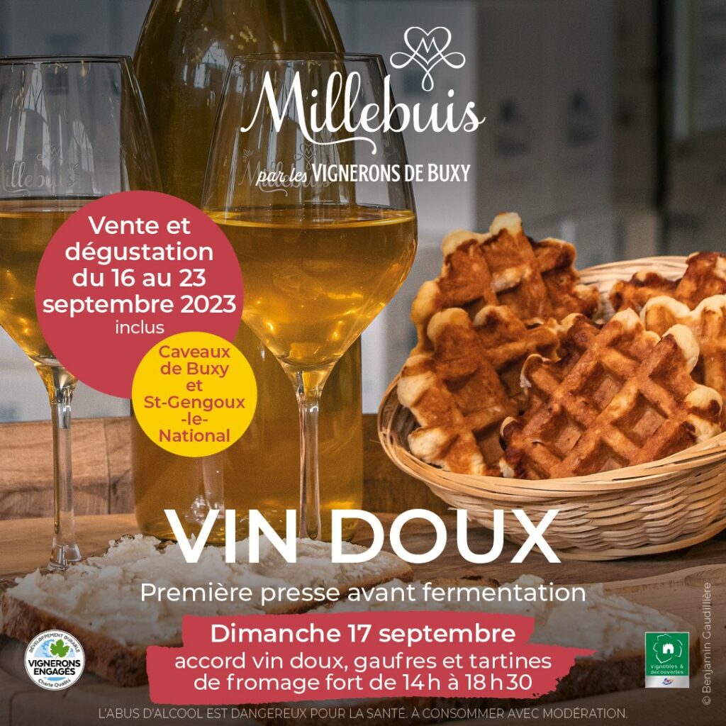 LE VIN DOUX 2023 ARRIVE DANS NOS CAVEAUX !