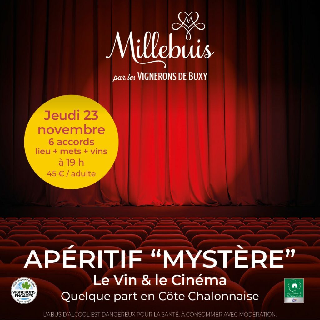 APÉRITIF MYSTÈRE LE VIN ET LE CINÉMA