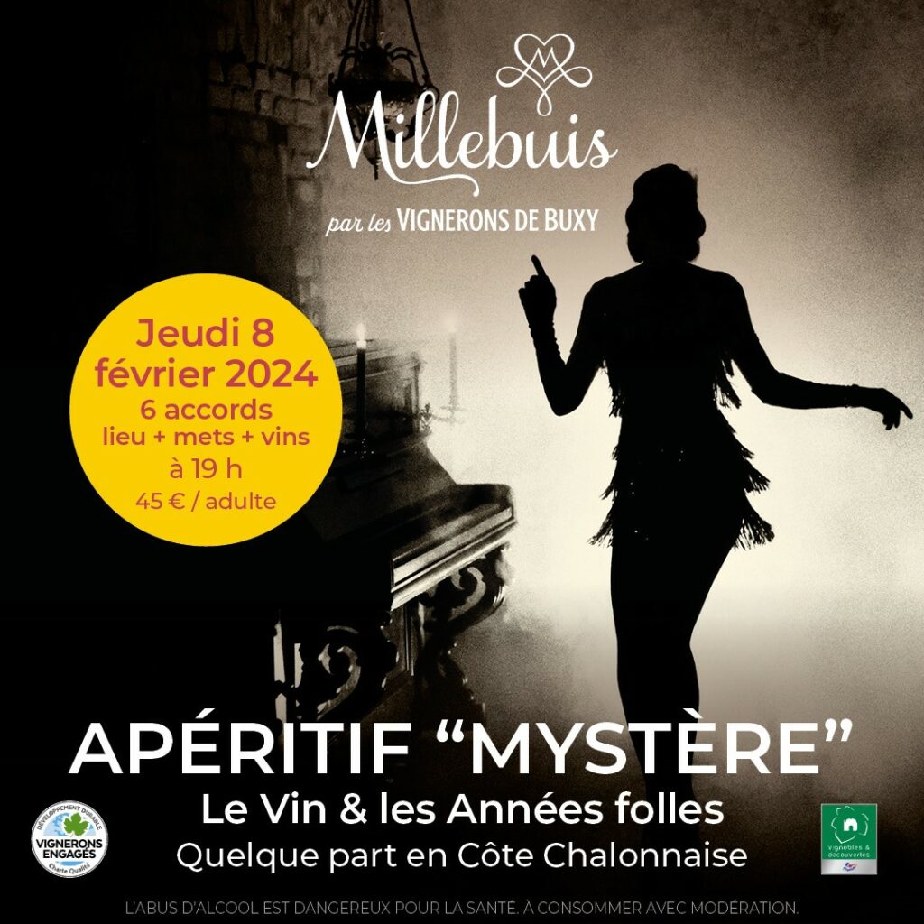 APÉRITIF MYSTÈRE LE VIN ET LES ANNEES FOLLES