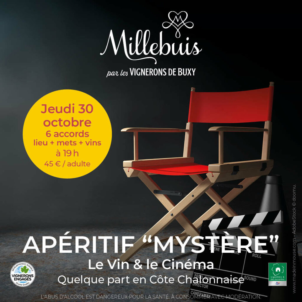 APÉRITIF MYSTÈRE LE VIN ET LE CINÉMA 2025